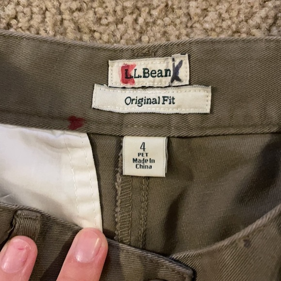 L.L. Bean Women’s Tan Capri Pants - Picture 2 of 4